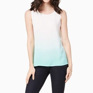 Green Ombré tank top Charming Charlie